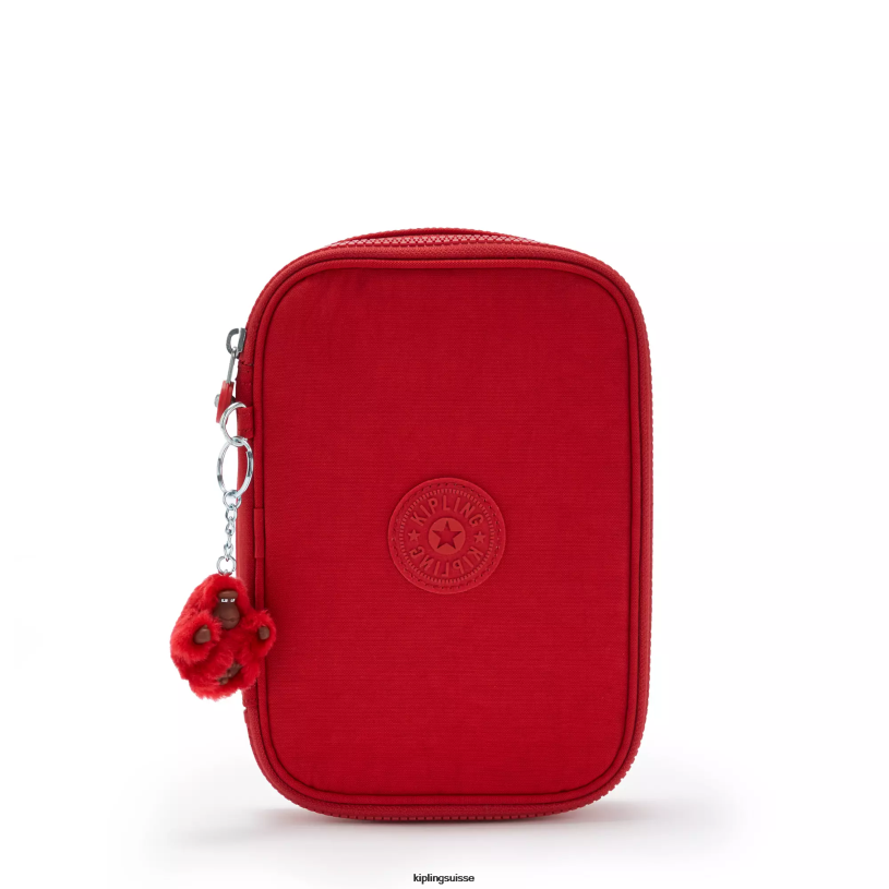 Kipling stylos et étuis à crayons ton sur ton cerise femmes Etui 100 stylos FPRN571 - Cliquez sur l'image pour la fermer