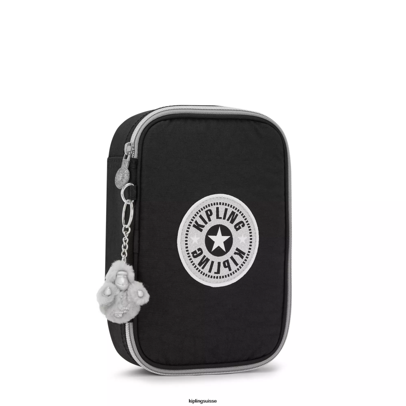 Kipling stylos et étuis à crayons vrai plaisir noir femmes Etui 100 stylos FPRN625