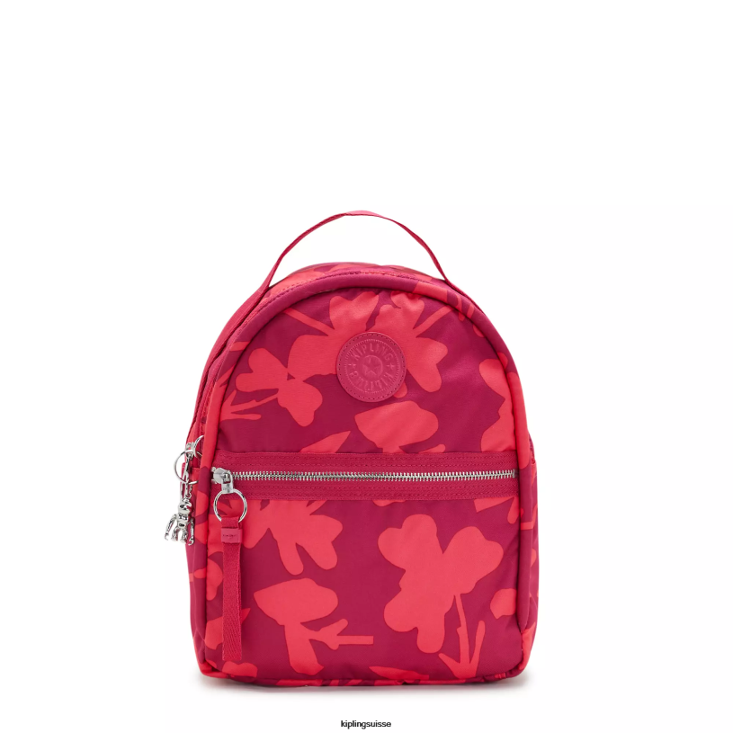 Kipling petits sacs à dos fleurs de corail femmes sac à dos imprimé kae FPRN376 - Cliquez sur l'image pour la fermer