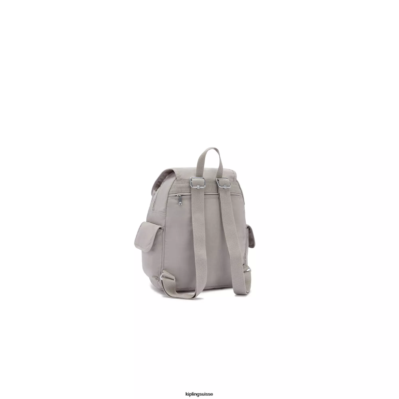 Kipling petits sacs à dos gris gris femmes city ​​pack petit sac à dos FPRN406