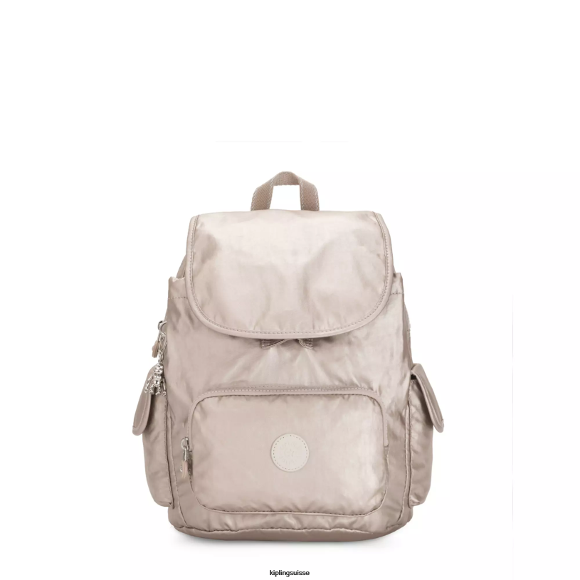 Kipling petits sacs à dos lueur métallique femmes city ​​pack petit sac à dos métallisé FPRN381 - Cliquez sur l'image pour la fermer