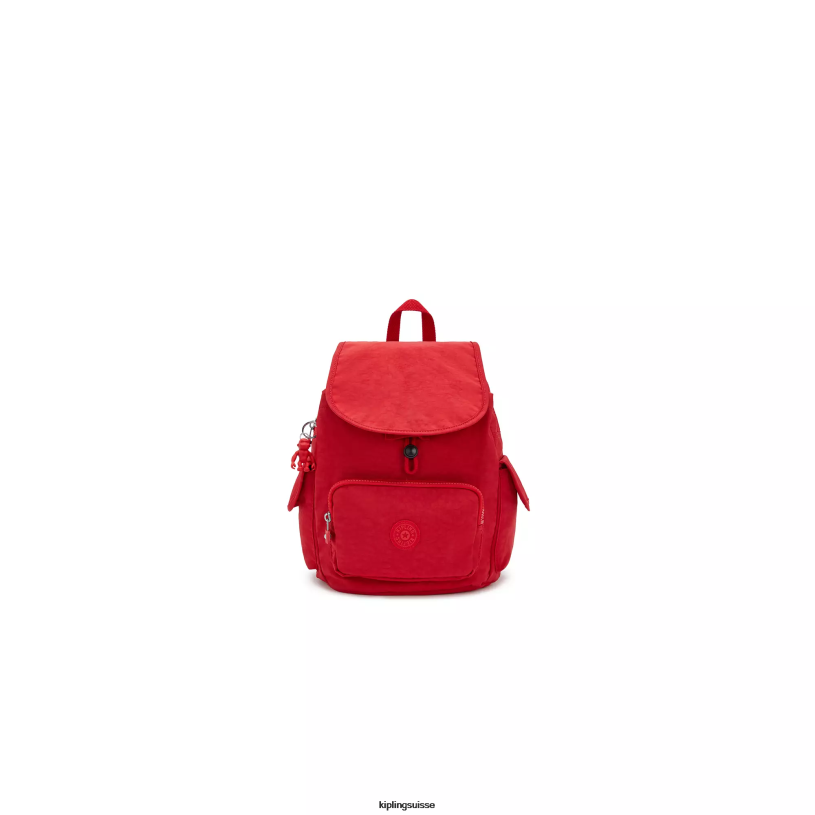 Kipling petits sacs à dos rouge rouge femmes city ​​pack petit sac à dos FPRN409 - Cliquez sur l'image pour la fermer