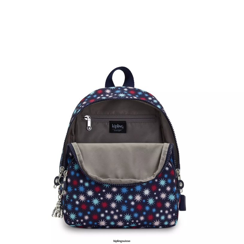 Kipling petits sacs à dos étoiles géniales femmes petit sac à dos imprimé paola FPRN384