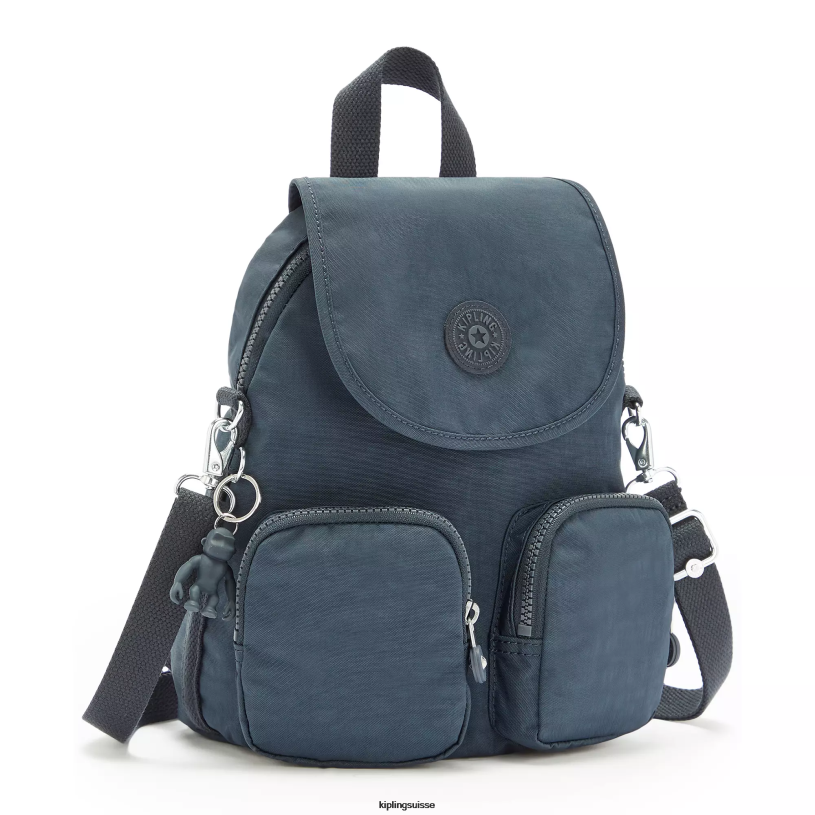 Kipling sacs à dos de mode bleu bleu femmes sac à dos convertible firefly up FPRN403