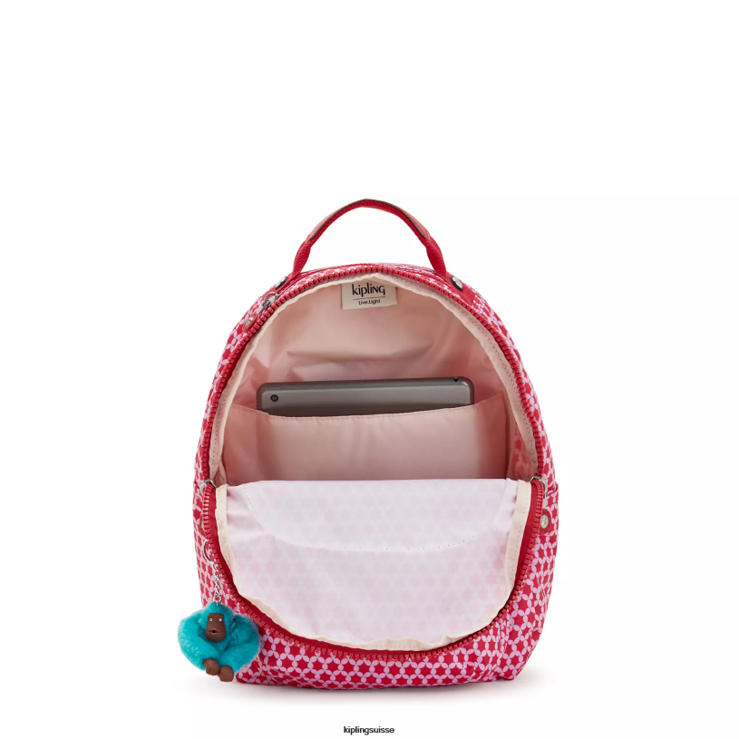 Kipling sacs à dos de mode point étoilé femmes petit sac à dos pour tablette imprimé séoul FPRN347