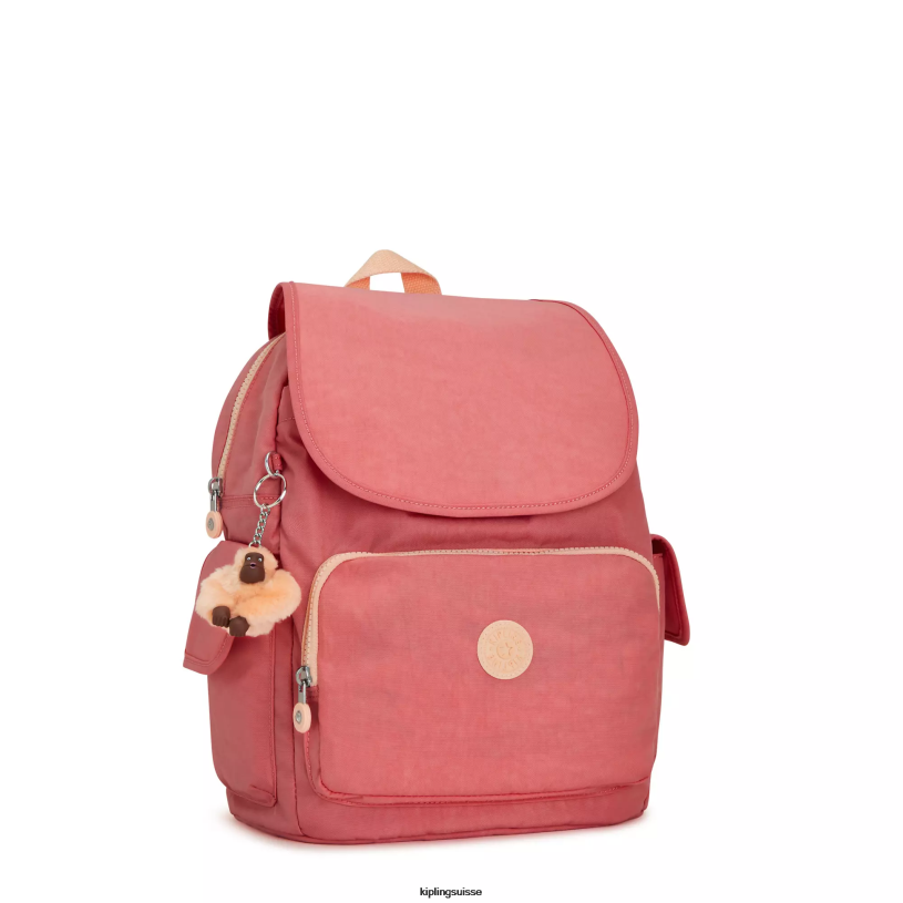 Kipling sacs à dos de mode rose joyeux femmes sac à dos city pack FPRN355