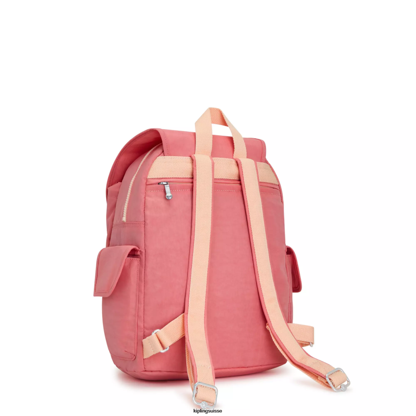 Kipling sacs à dos de mode rose joyeux femmes sac à dos city pack FPRN355