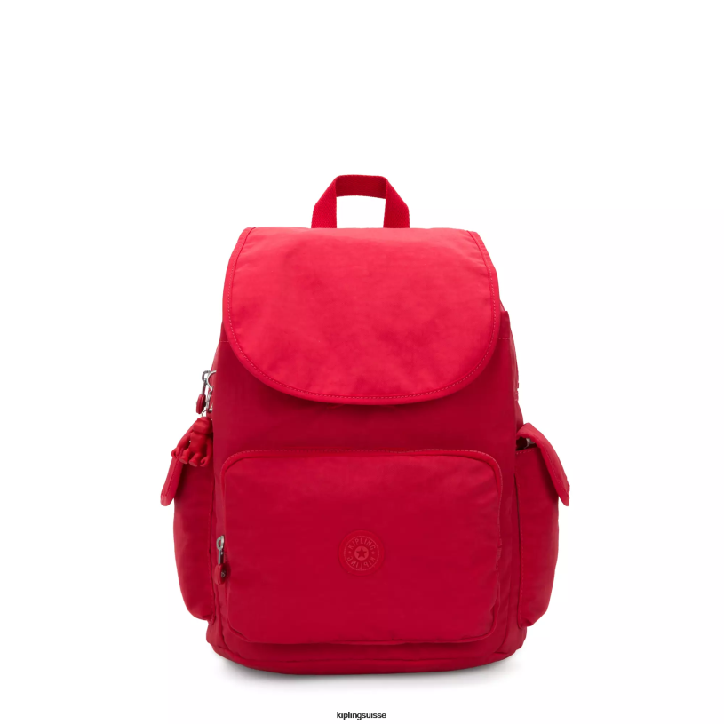 Kipling sacs à dos de mode rouge rouge femmes sac à dos city pack FPRN354