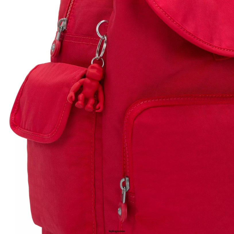 Kipling sacs à dos de mode rouge rouge femmes sac à dos city pack FPRN354