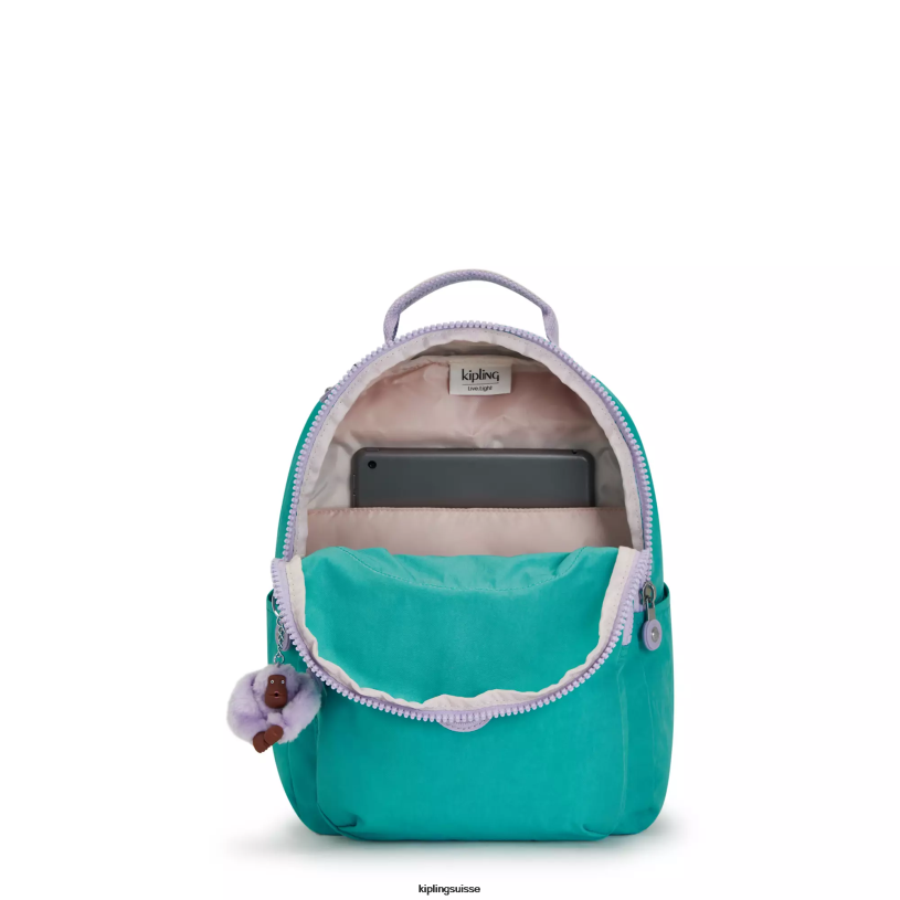 Kipling sacs à dos de mode surfeur vert femmes petit sac à dos pour tablette séoul FPRN342