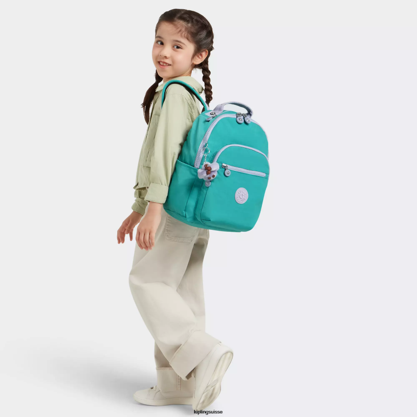 Kipling sacs à dos de mode surfeur vert femmes petit sac à dos pour tablette séoul FPRN342