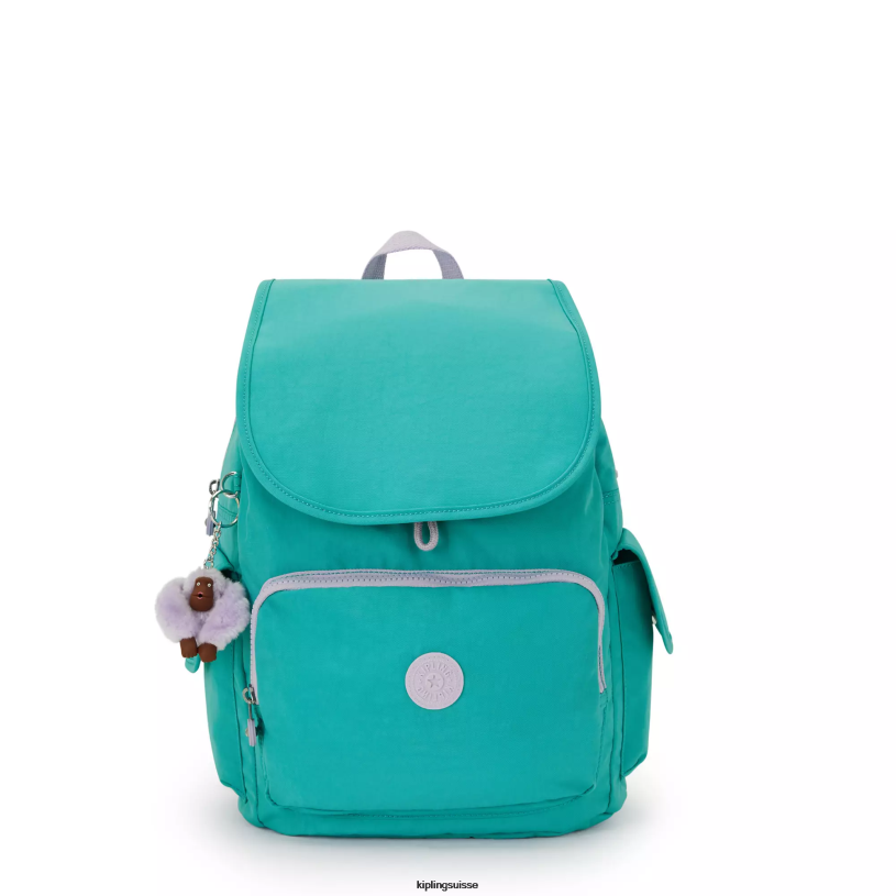 Kipling sacs à dos de mode surfeur vert femmes sac à dos city pack FPRN350