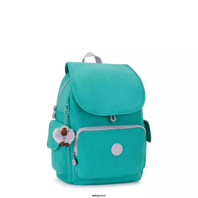 Kipling sacs à dos de mode surfeur vert femmes sac à dos city pack FPRN350