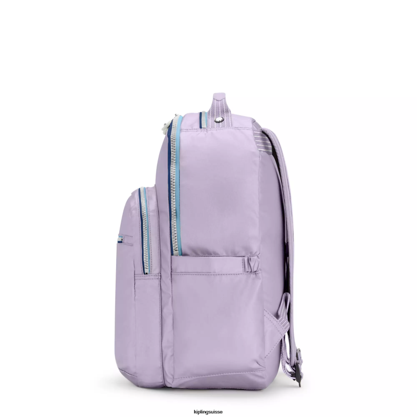 Kipling sacs à dos pour ordinateur portable amusement lilas sans fin femmes grand sac à dos pour ordinateur portable 15" séoul FPRN445