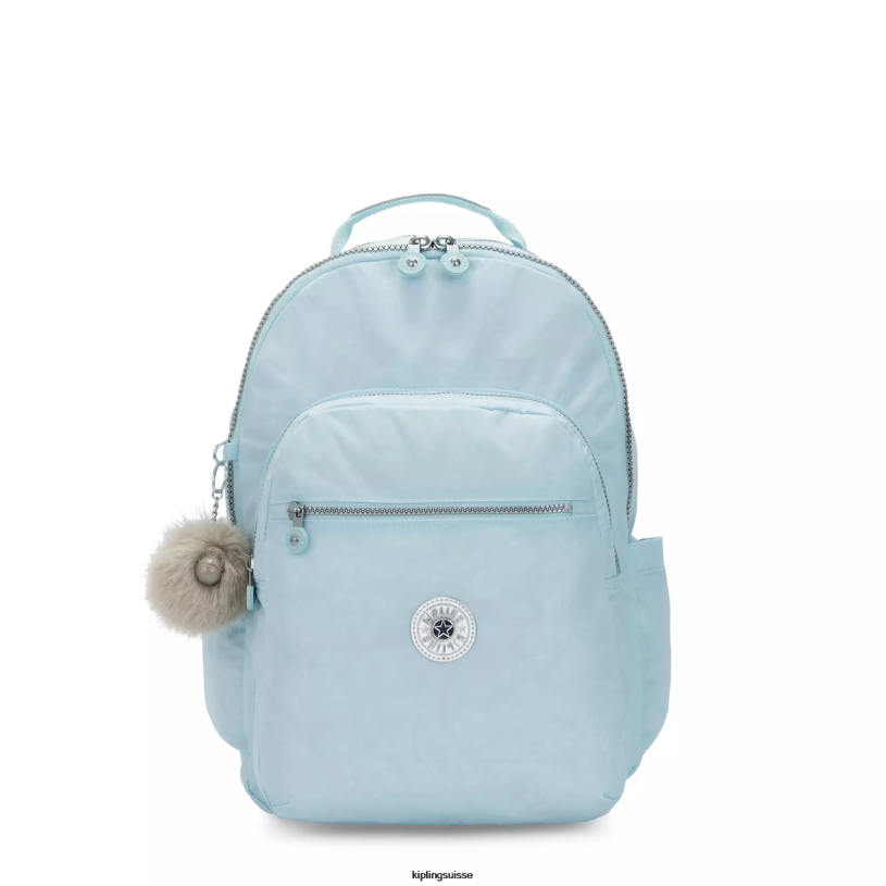 Kipling sacs à dos pour ordinateur portable bleu de mariée femmes grand sac à dos pour ordinateur portable 15" séoul FPRN431 - Cliquez sur l'image pour la fermer