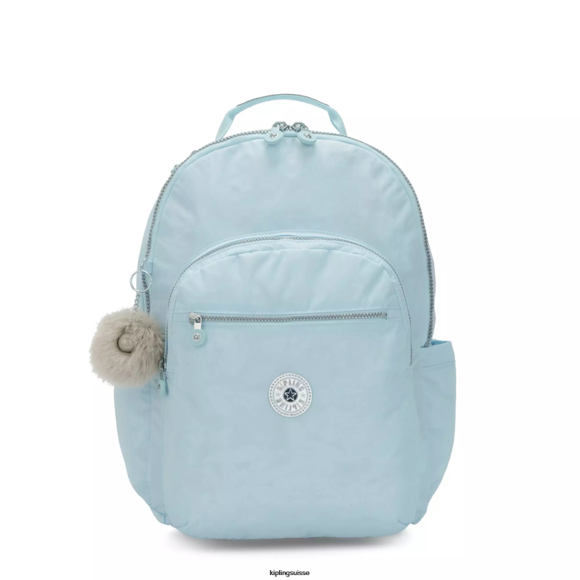 Kipling sacs à dos pour ordinateur portable bleu de mariée femmes séoul ​​très grand sac à dos pour ordinateur portable 17" FPRN450