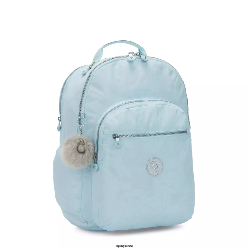 Kipling sacs à dos pour ordinateur portable bleu de mariée femmes séoul ​​très grand sac à dos pour ordinateur portable 17" FPRN450