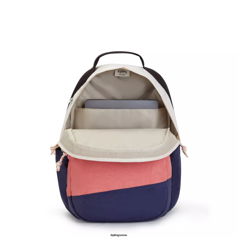 Kipling sacs à dos pour ordinateur portable bloc de la marine ultime femmes sac à dos pour ordinateur portable xavi 15" FPRN484