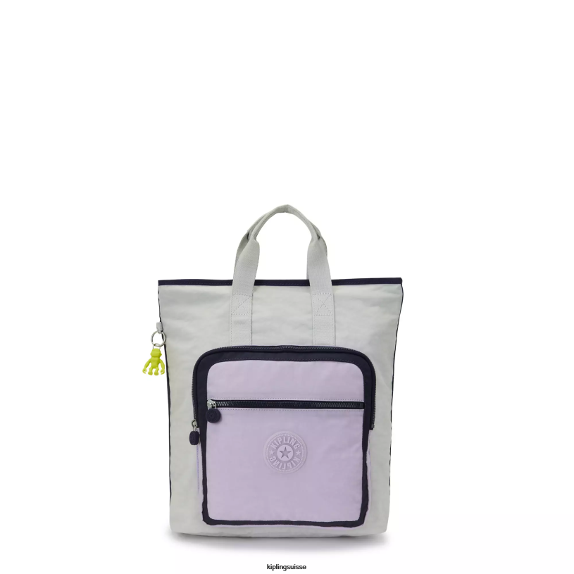 Kipling sacs à dos pour ordinateur portable bloc de lilas gris femmes sac à dos fourre-tout pour ordinateur portable sia 15" FPRN446