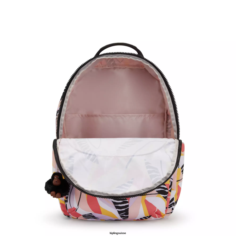 Kipling sacs à dos pour ordinateur portable congé abstrait femmes sac à dos imprimé pour ordinateur portable 17" séoul ​​extra large FPRN454