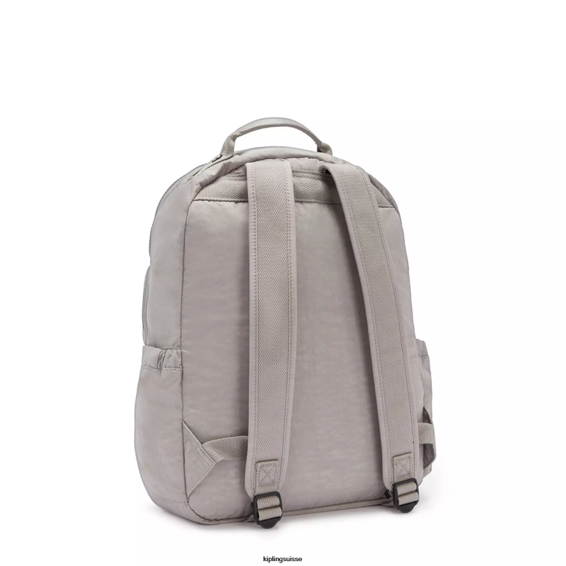 Kipling sacs à dos pour ordinateur portable gris gris femmes grand sac à dos pour ordinateur portable 15" séoul FPRN471