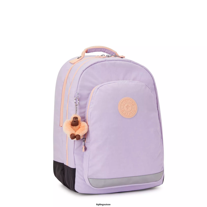 Kipling sacs à dos pour ordinateur portable lilas sans fin c femmes sac à dos pour ordinateur portable 17" salle de classe FPRN437