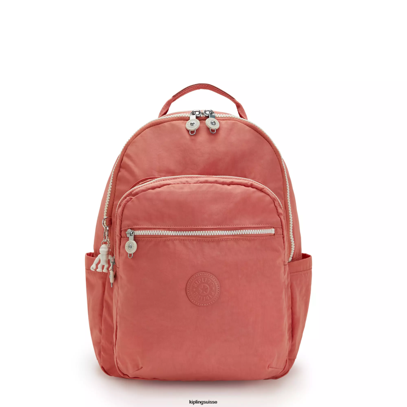 Kipling sacs à dos pour ordinateur portable rose millésime femmes grand sac à dos pour ordinateur portable 15" séoul FPRN475