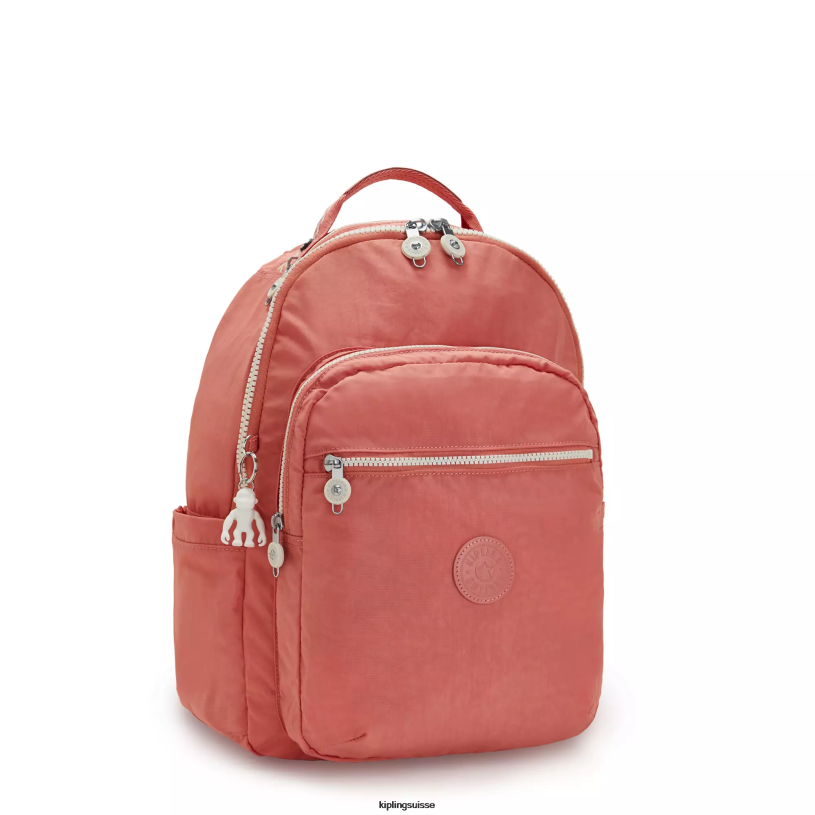 Kipling sacs à dos pour ordinateur portable rose millésime femmes grand sac à dos pour ordinateur portable 15" séoul FPRN475