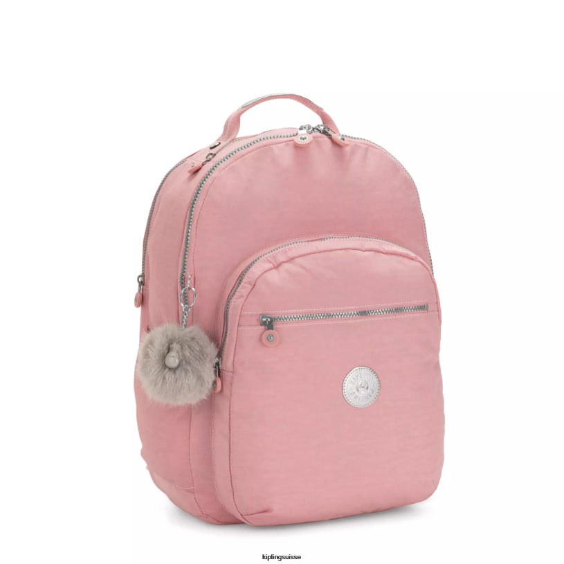 Kipling sacs à dos pour ordinateur portable rose nuptiale femmes séoul ​​très grand sac à dos pour ordinateur portable 17" FPRN451