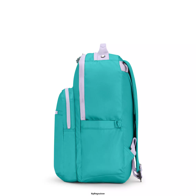 Kipling sacs à dos pour ordinateur portable surfeur vert femmes grand sac à dos pour ordinateur portable 15" séoul FPRN429