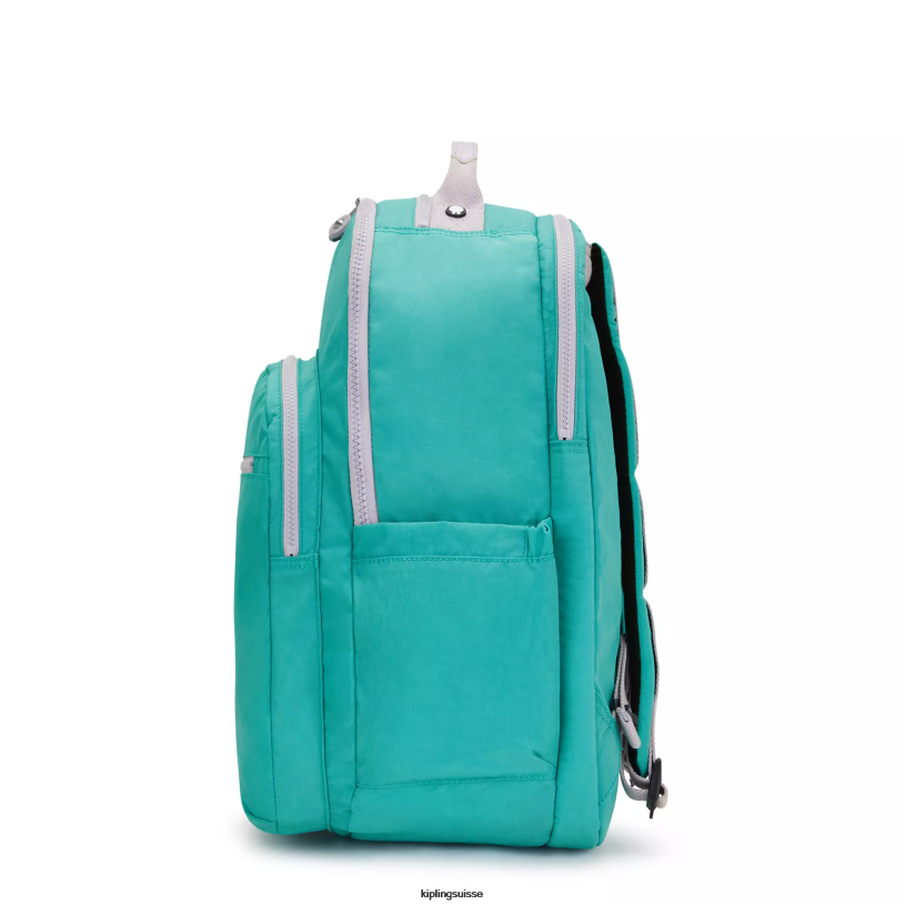 Kipling sacs à dos pour ordinateur portable surfeur vert femmes séoul ​​très grand sac à dos pour ordinateur portable 17" FPRN449