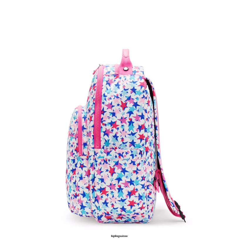 Kipling sacs à dos pour ordinateur portable étoiles de pavot femmes séoul ​​grand sac à dos pour ordinateur portable 15" imprimé FPRN462