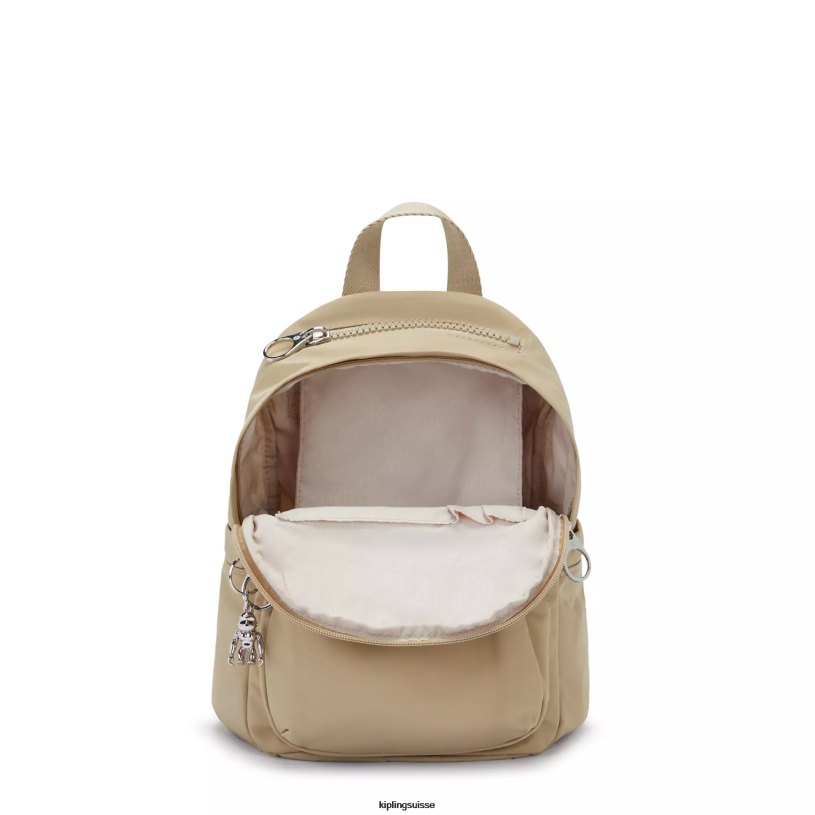 Kipling mini-sacs beige naturel femmes mini sac à dos delia FPRN368