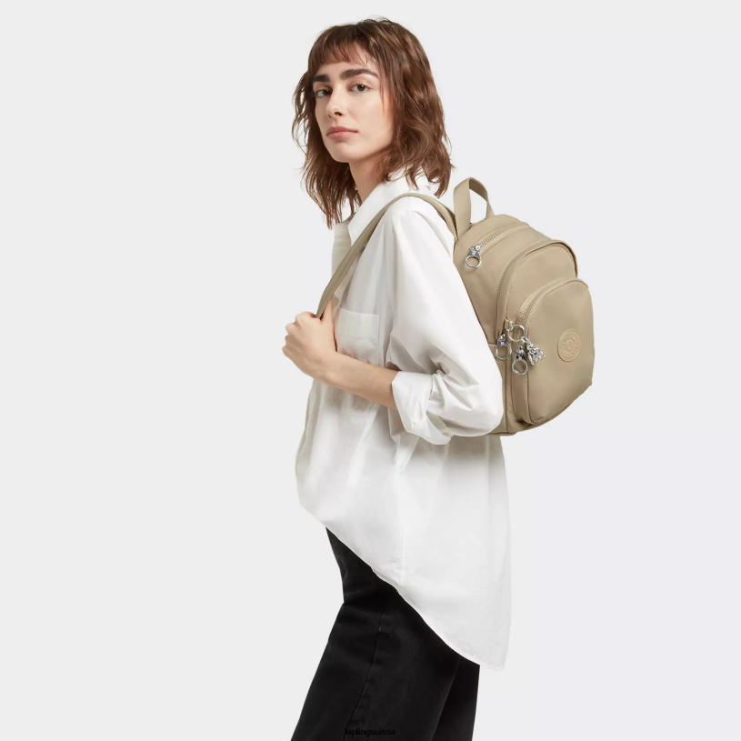 Kipling mini-sacs beige naturel femmes mini sac à dos delia FPRN368