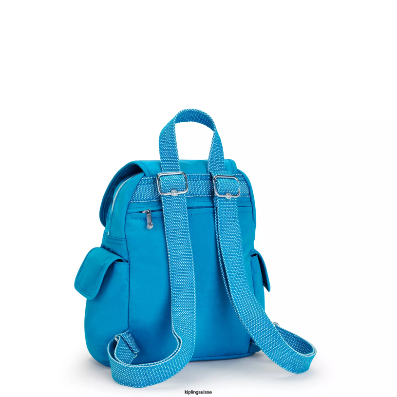 Kipling mini-sacs bleu impatient femmes city ​​pack mini sac à dos FPRN414