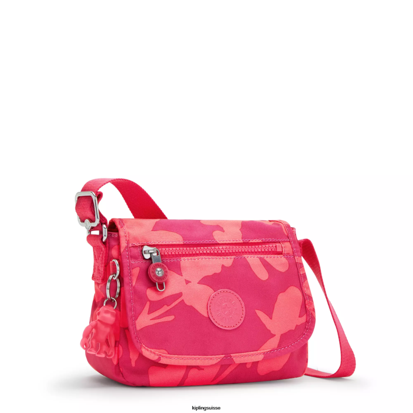 Kipling mini-sacs fleur de corail femmes mini sac à bandoulière imprimé sabian FPRN9