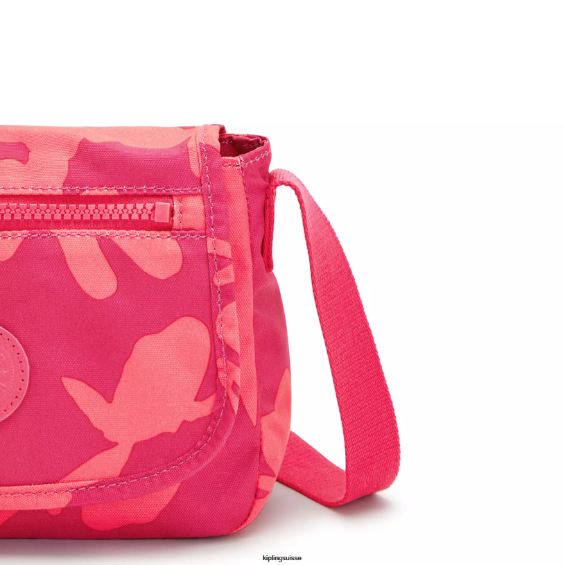 Kipling mini-sacs fleur de corail femmes mini sac à bandoulière imprimé sabian FPRN9