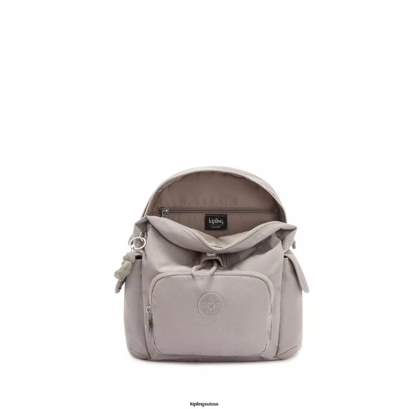 Kipling mini-sacs gris gris femmes city ​​pack mini sac à dos FPRN410