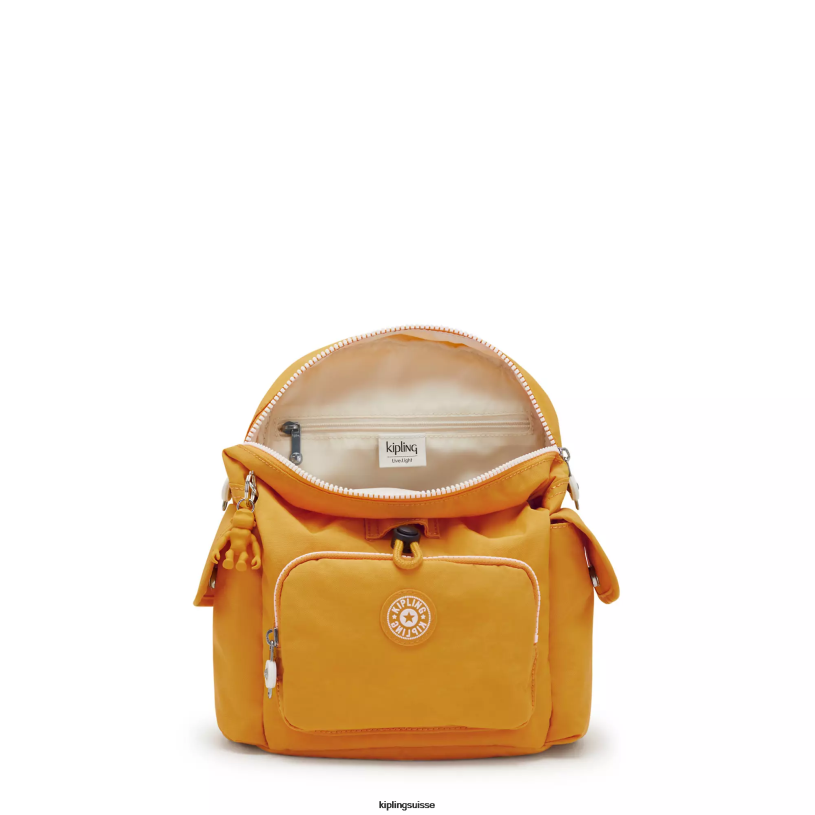 Kipling mini-sacs jaune rapide femmes city ​​pack mini sac à dos FPRN411