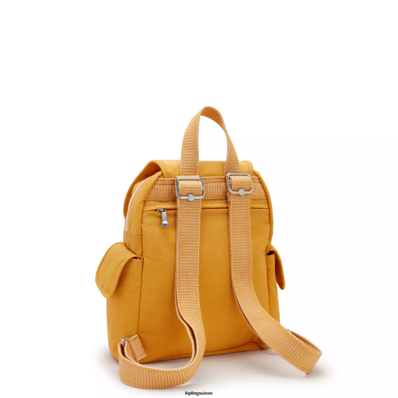 Kipling mini-sacs jaune rapide femmes city ​​pack mini sac à dos FPRN411