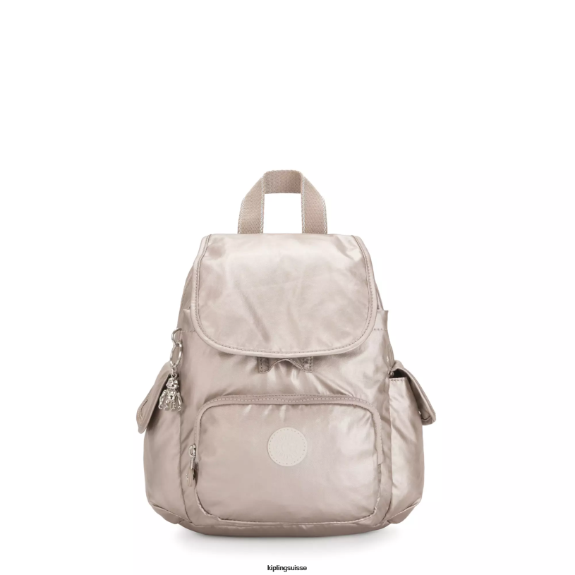 Kipling mini-sacs lueur métallique femmes city ​​pack mini sac à dos métallisé FPRN389 - Cliquez sur l'image pour la fermer