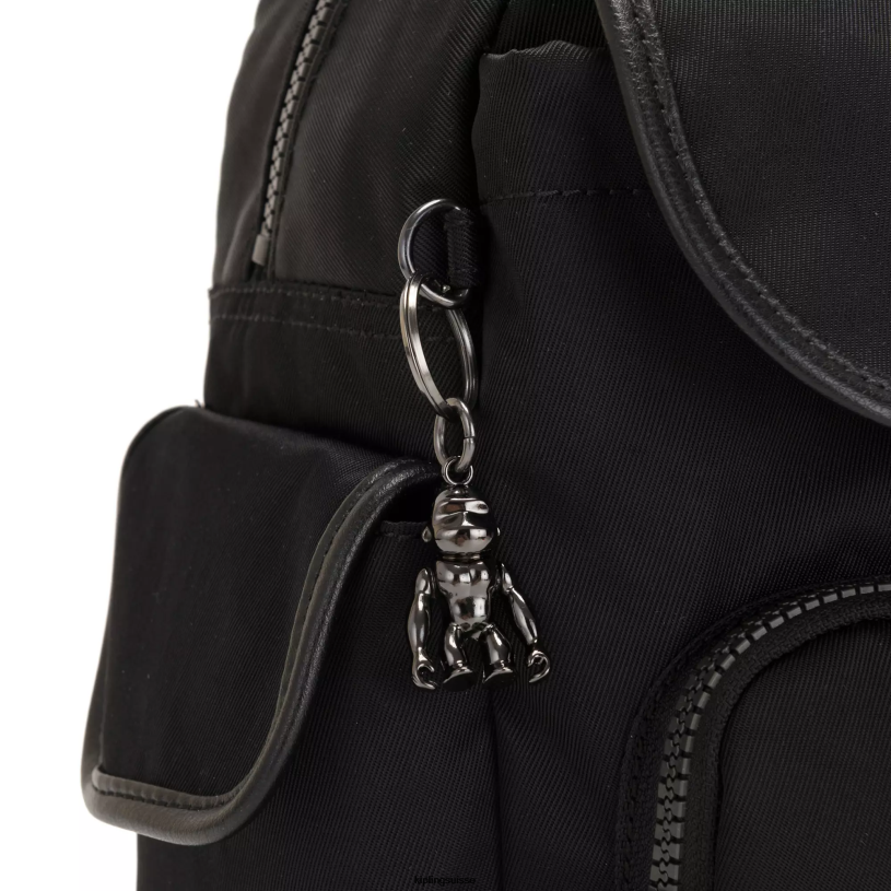 Kipling mini-sacs noir riche femmes city ​​pack mini sac à dos FPRN395