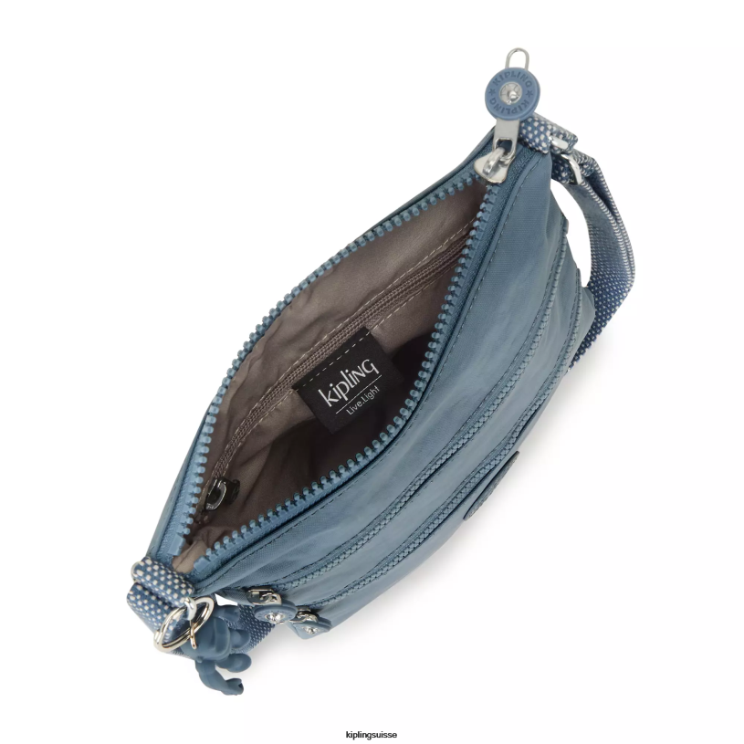 Kipling mini-sacs pinceau bleu femmes mini sac à bandoulière keiko FPRN84