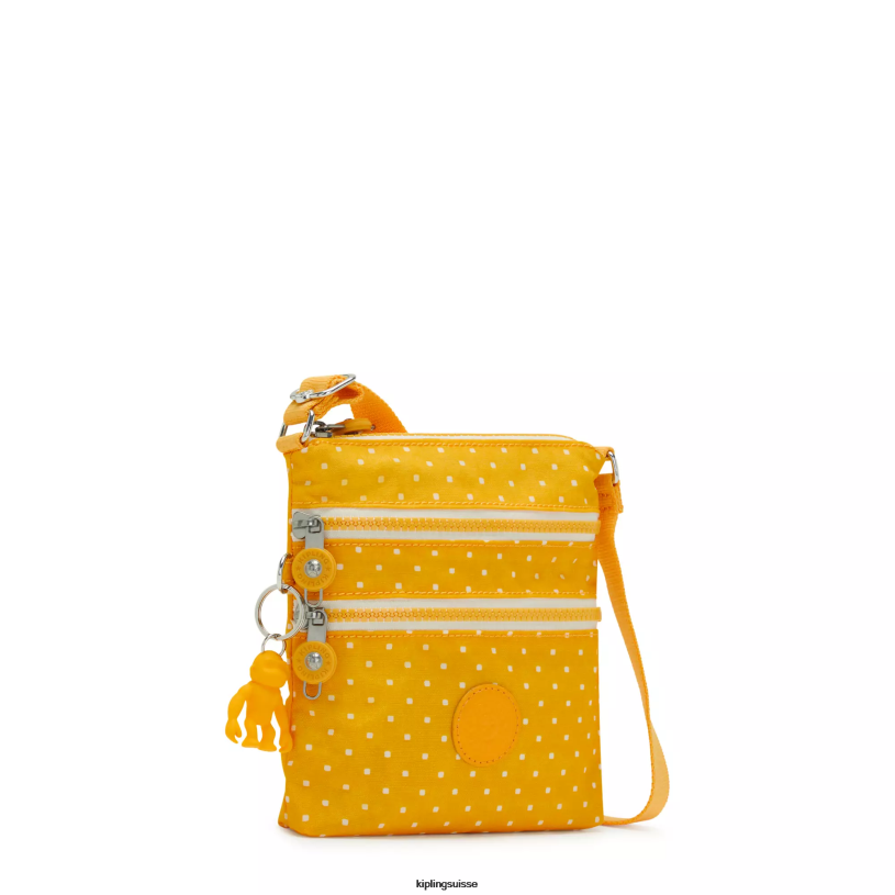 Kipling mini-sacs point doux jaune femmes mini sac imprimé alvar extra small FPRN72