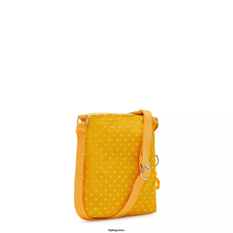 Kipling mini-sacs point doux jaune femmes mini sac imprimé alvar extra small FPRN72