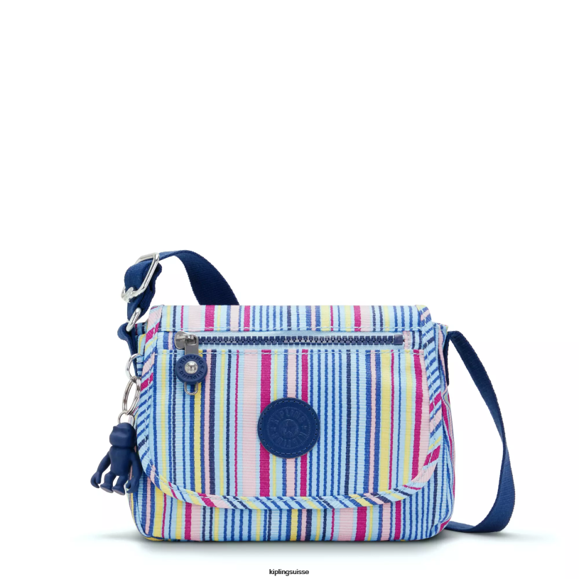 Kipling mini-sacs rayures de villégiature femmes mini sac à bandoulière imprimé sabian FPRN10 - Cliquez sur l'image pour la fermer