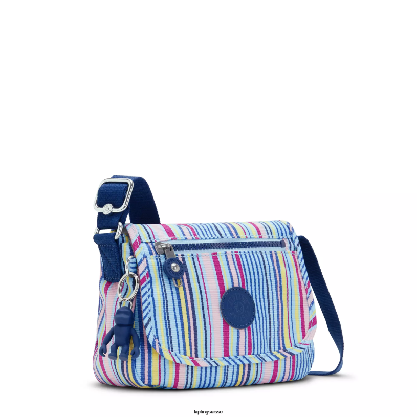 Kipling mini-sacs rayures de villégiature femmes mini sac à bandoulière imprimé sabian FPRN10