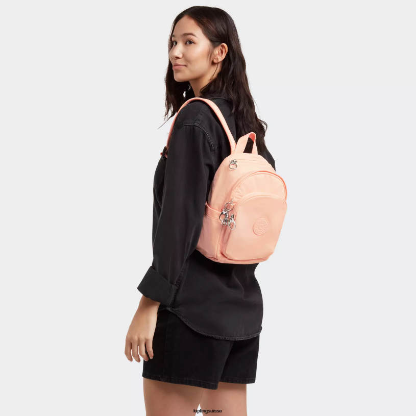 Kipling mini-sacs rose de jardin femmes mini sac à dos delia FPRN367