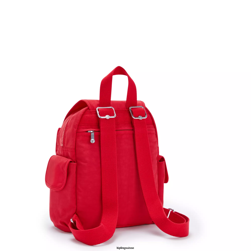 Kipling mini-sacs rouge rouge femmes city ​​pack mini sac à dos FPRN415