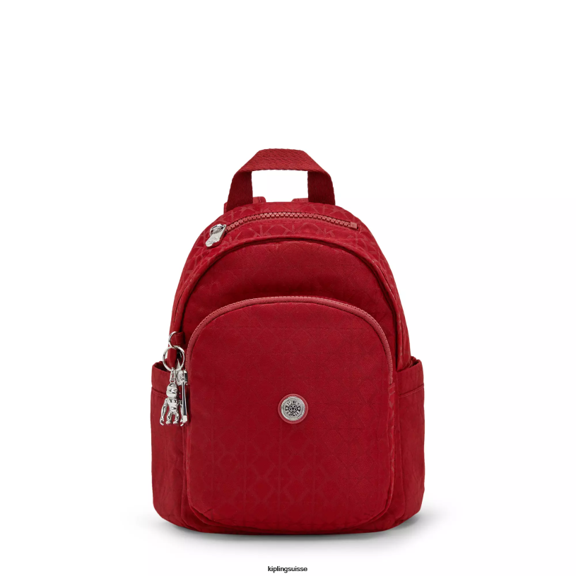 Kipling mini-sacs signature rouge femmes mini sac à dos delia FPRN387 - Cliquez sur l'image pour la fermer